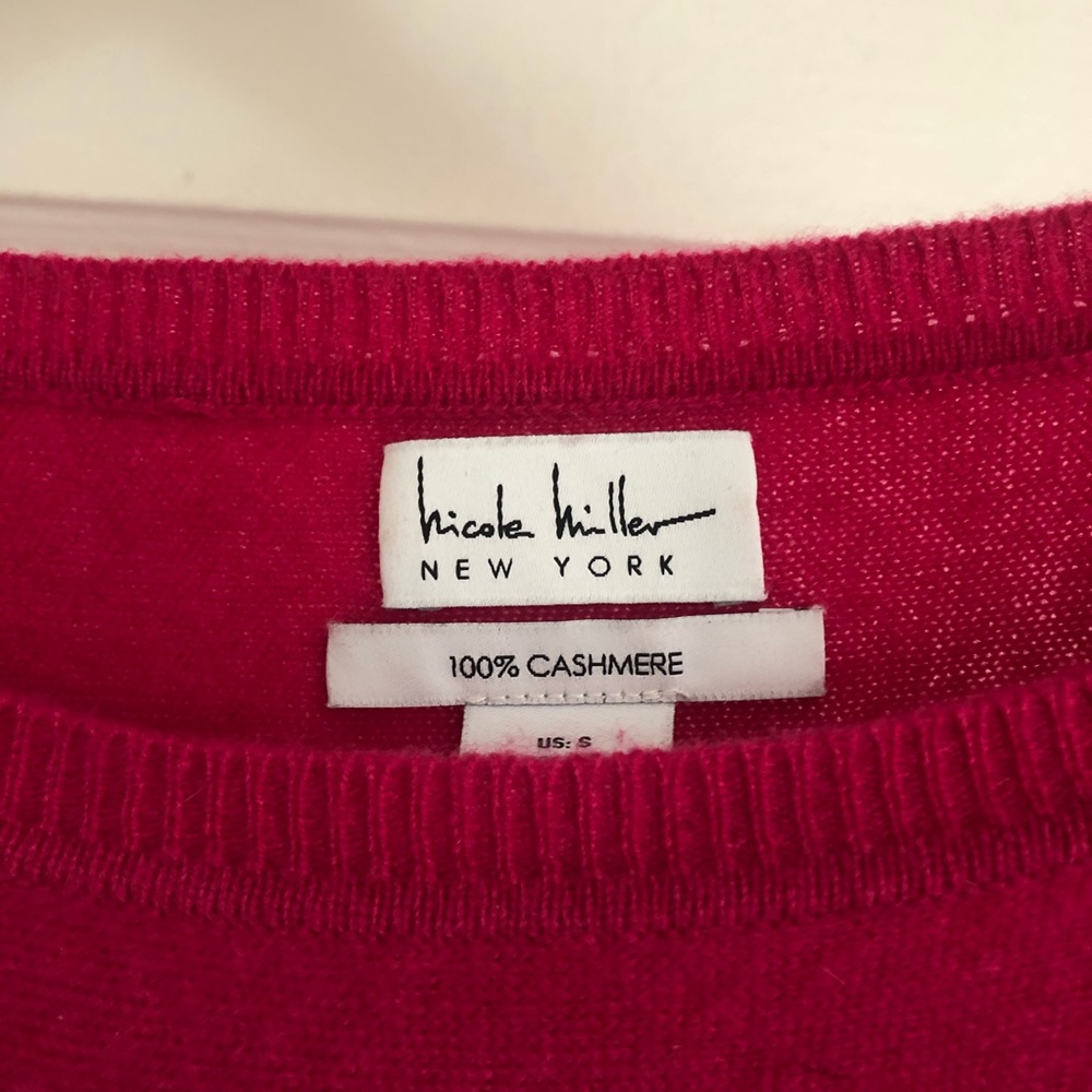 Nicole Miller cashmere sweater